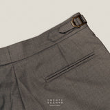 CLASSIC PLEATED TROUSERS - GREY