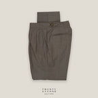 CLASSIC PLEATED TROUSERS - GREY