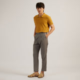 CLASSIC PLEATED TROUSERS - GREY