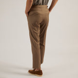 CLASSIC PLEATED TROUSERS - KHAKI