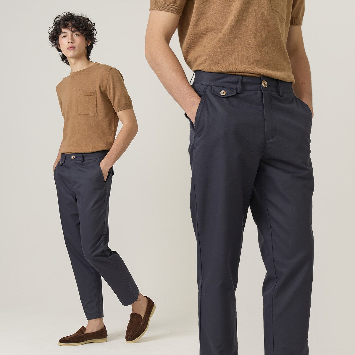 URBAN CHINO PANTS - NAVY