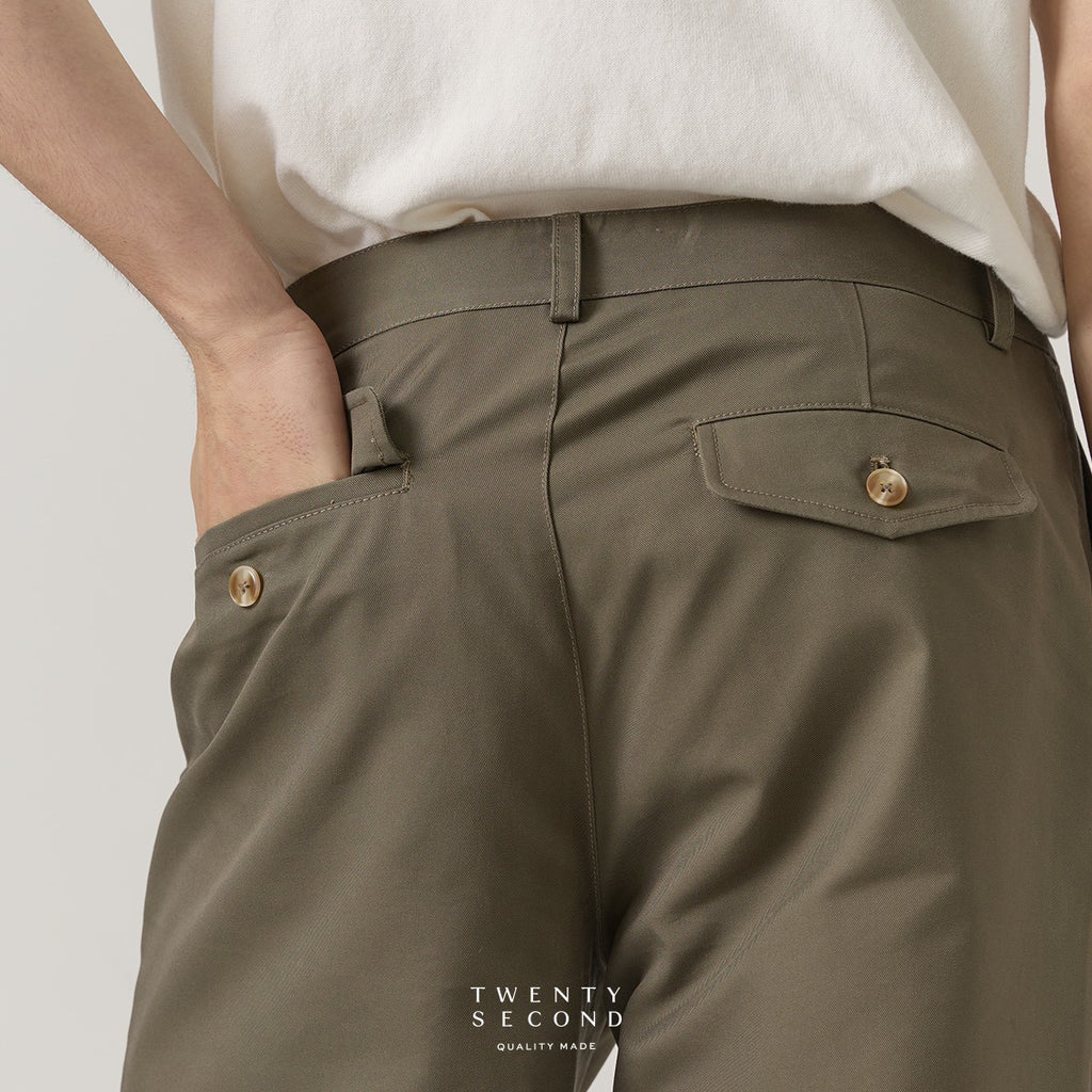 URBAN CHINO PANTS - OLIVE