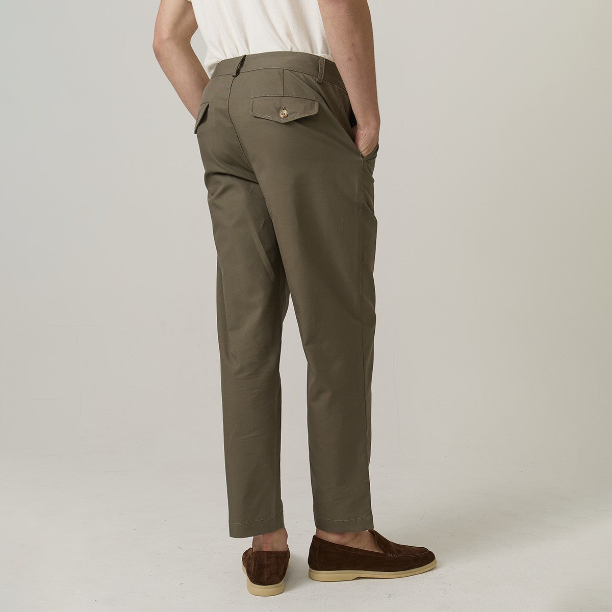 URBAN CHINO PANTS - OLIVE