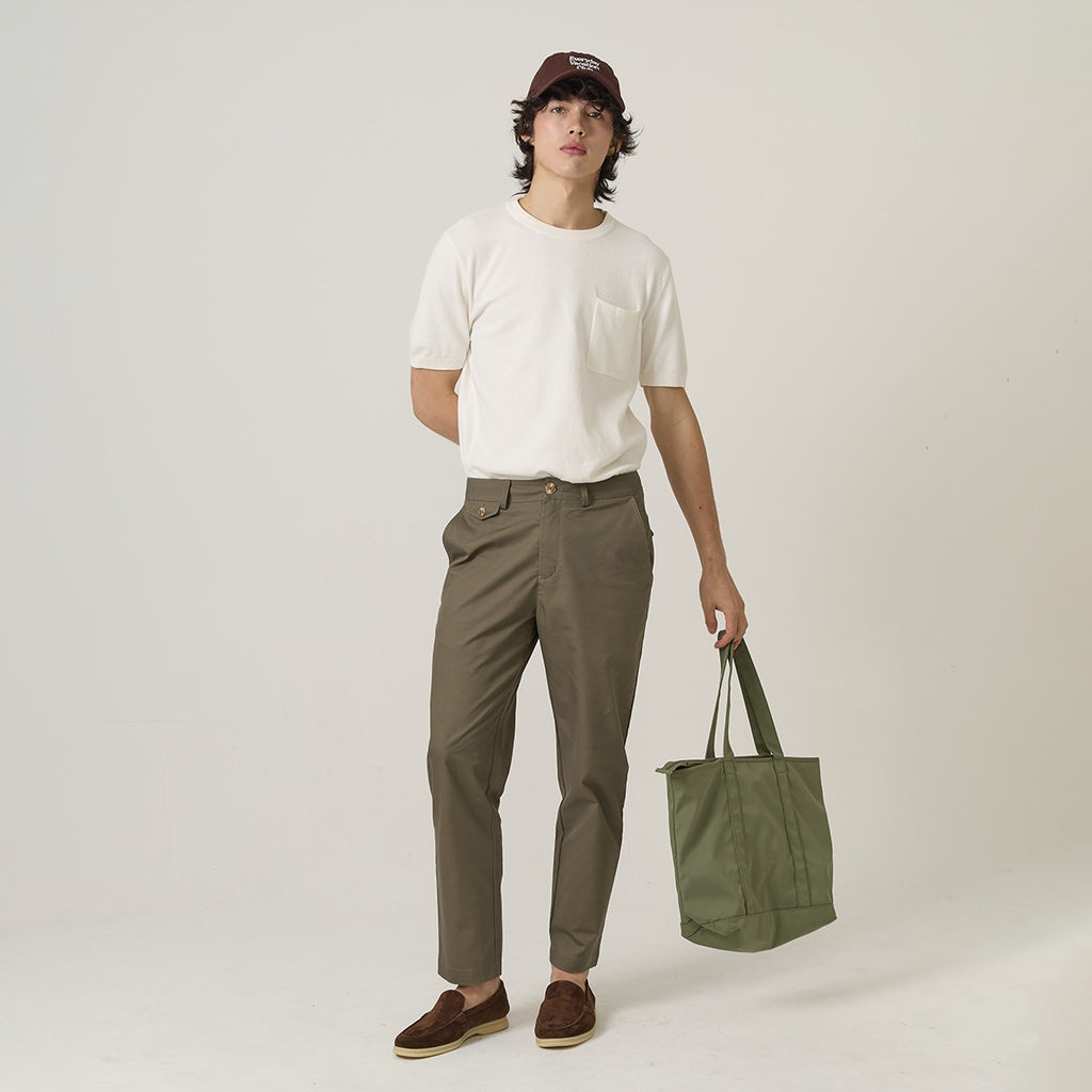 URBAN CHINO PANTS - OLIVE