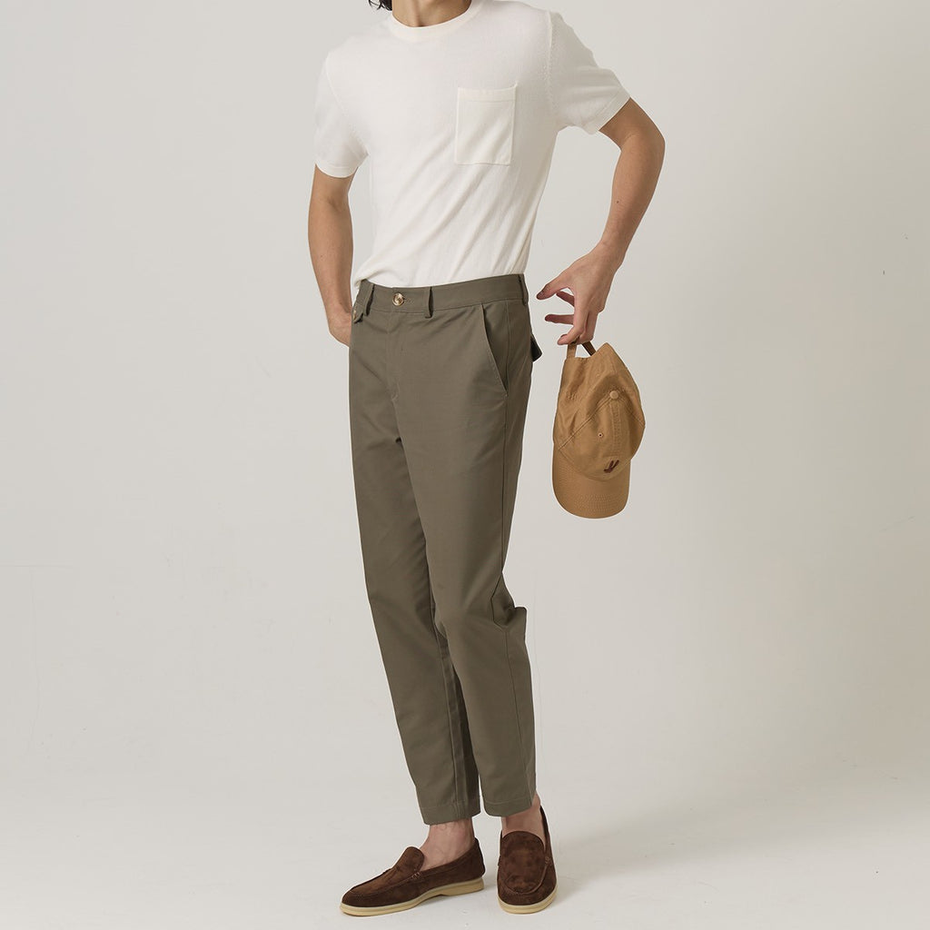 URBAN CHINO PANTS - OLIVE