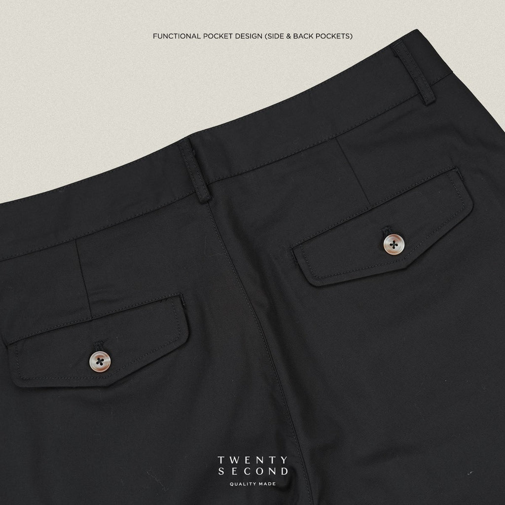 URBAN CHINO PANTS - BLACK