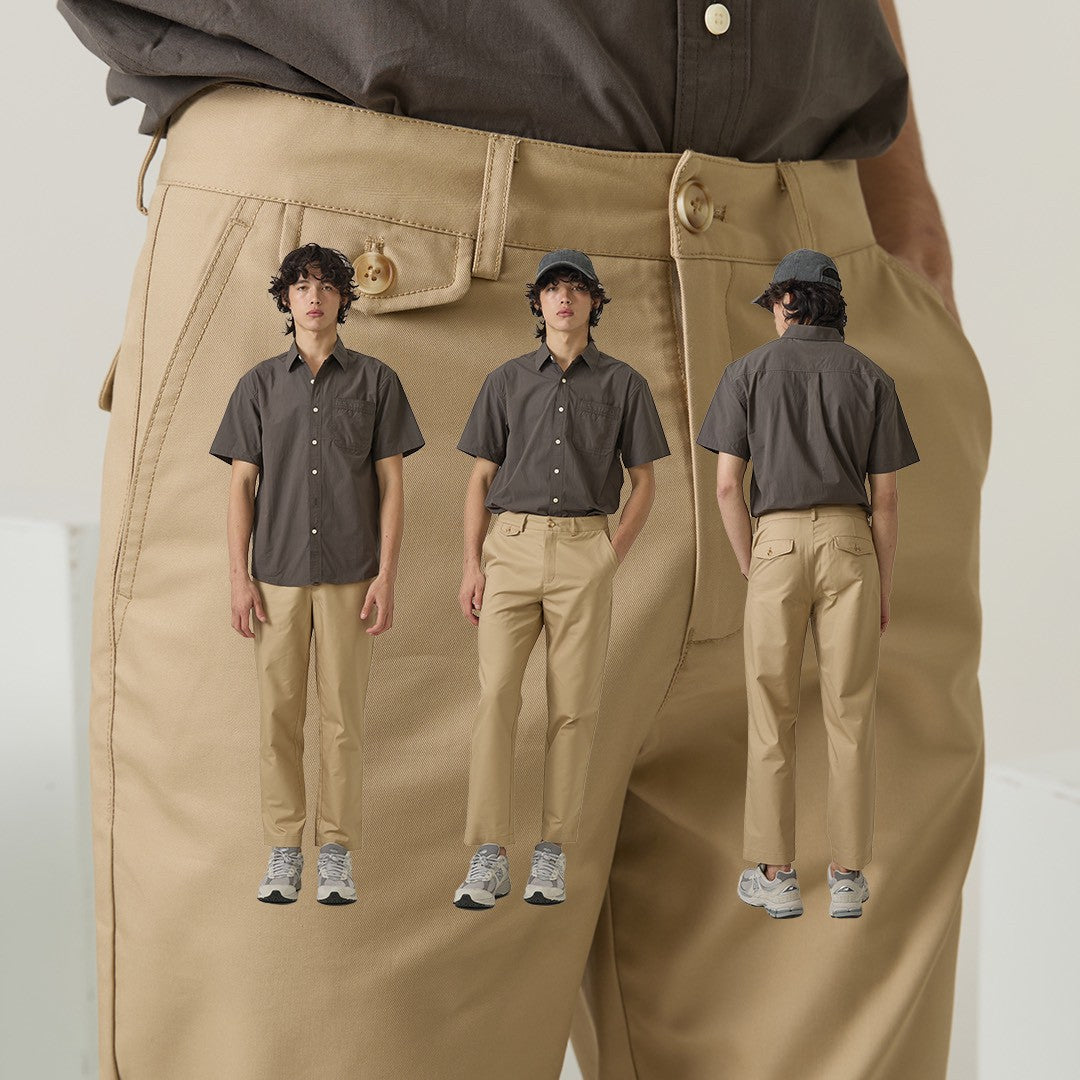 URBAN CHINO PANTS - KHAKI