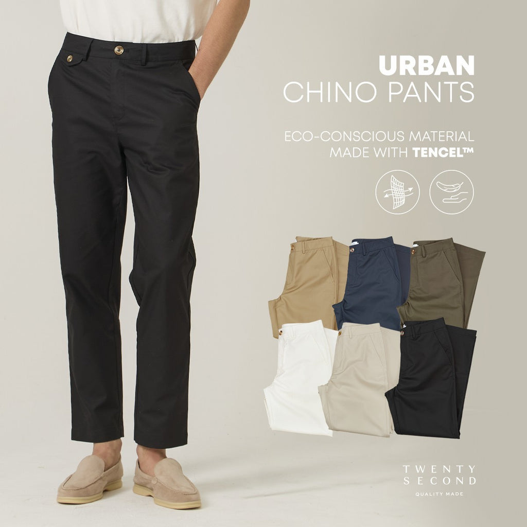 URBAN CHINO PANTS - BEIGE