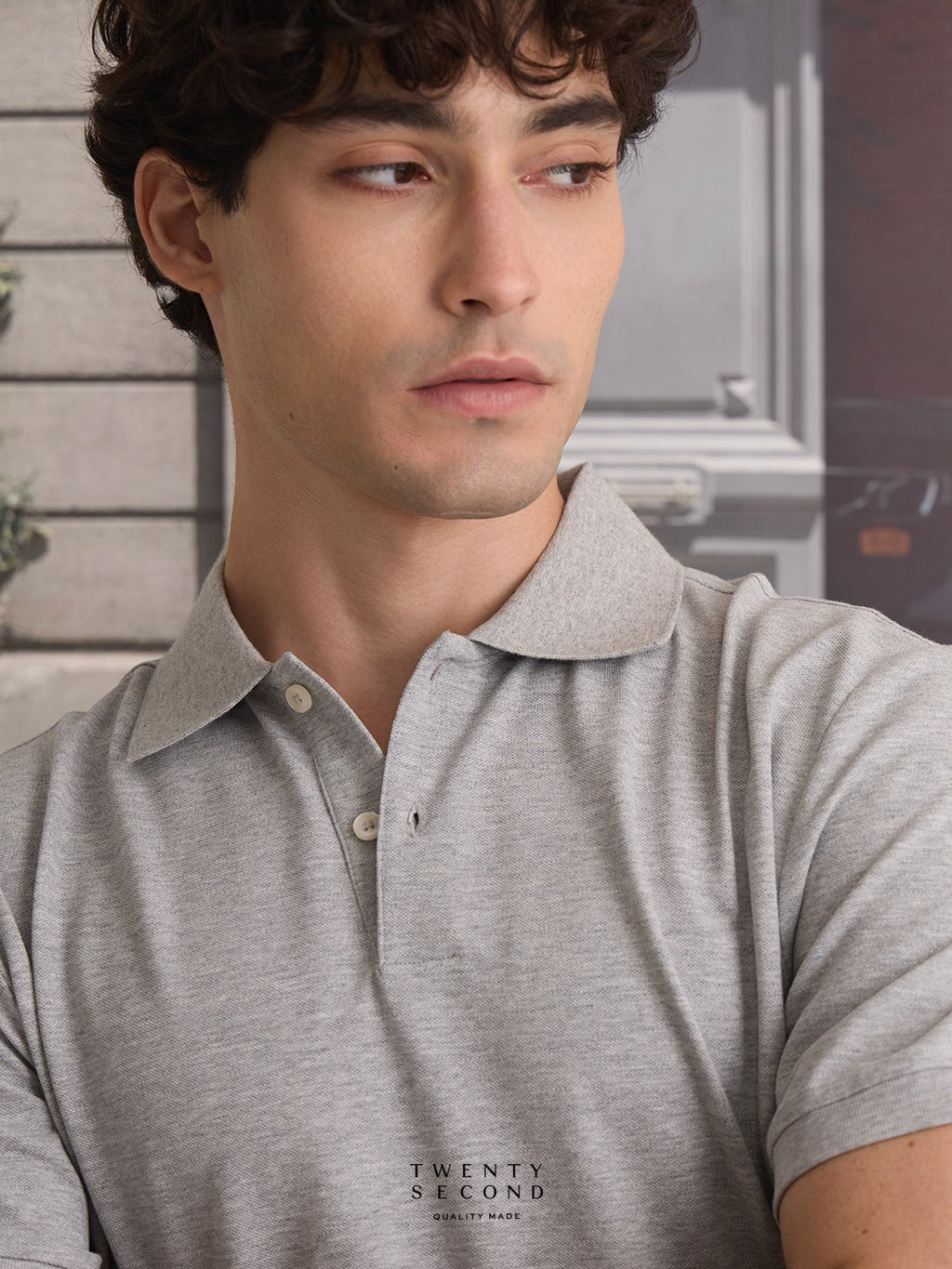 BASIC POLO - GREY