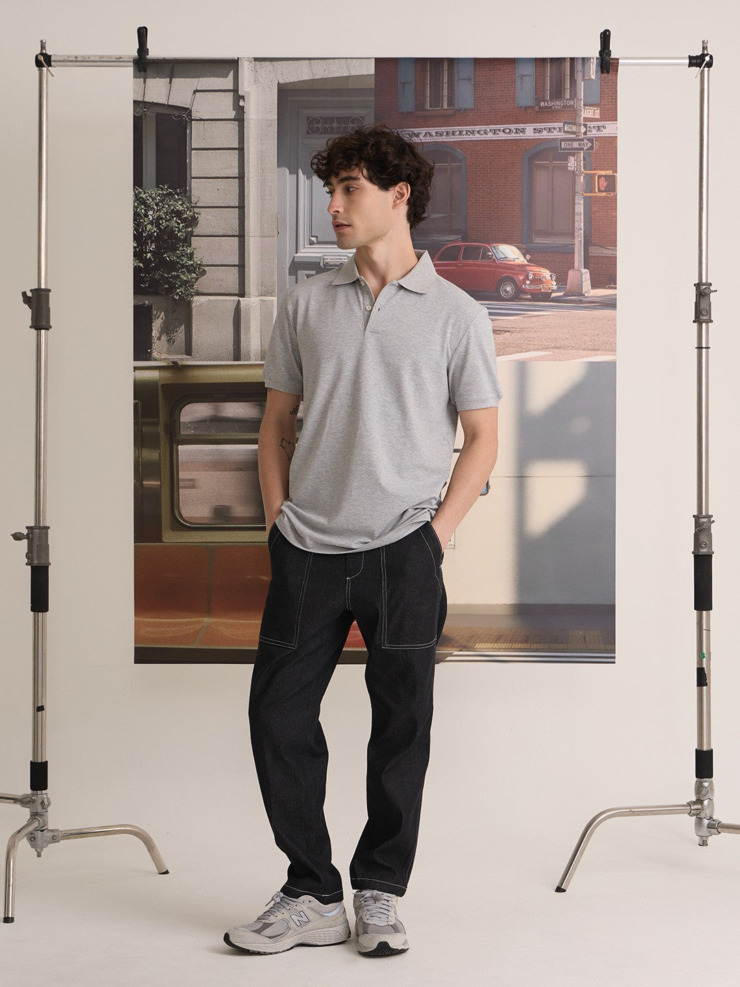 BASIC POLO - GREY