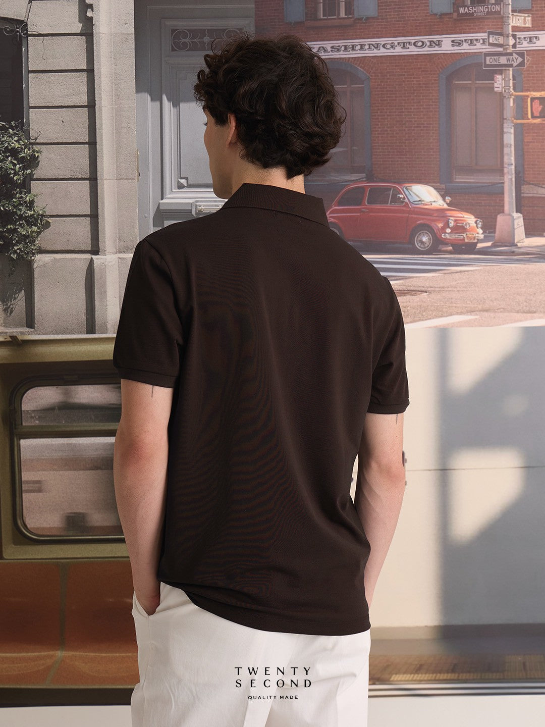 BASIC POLO - BROWN