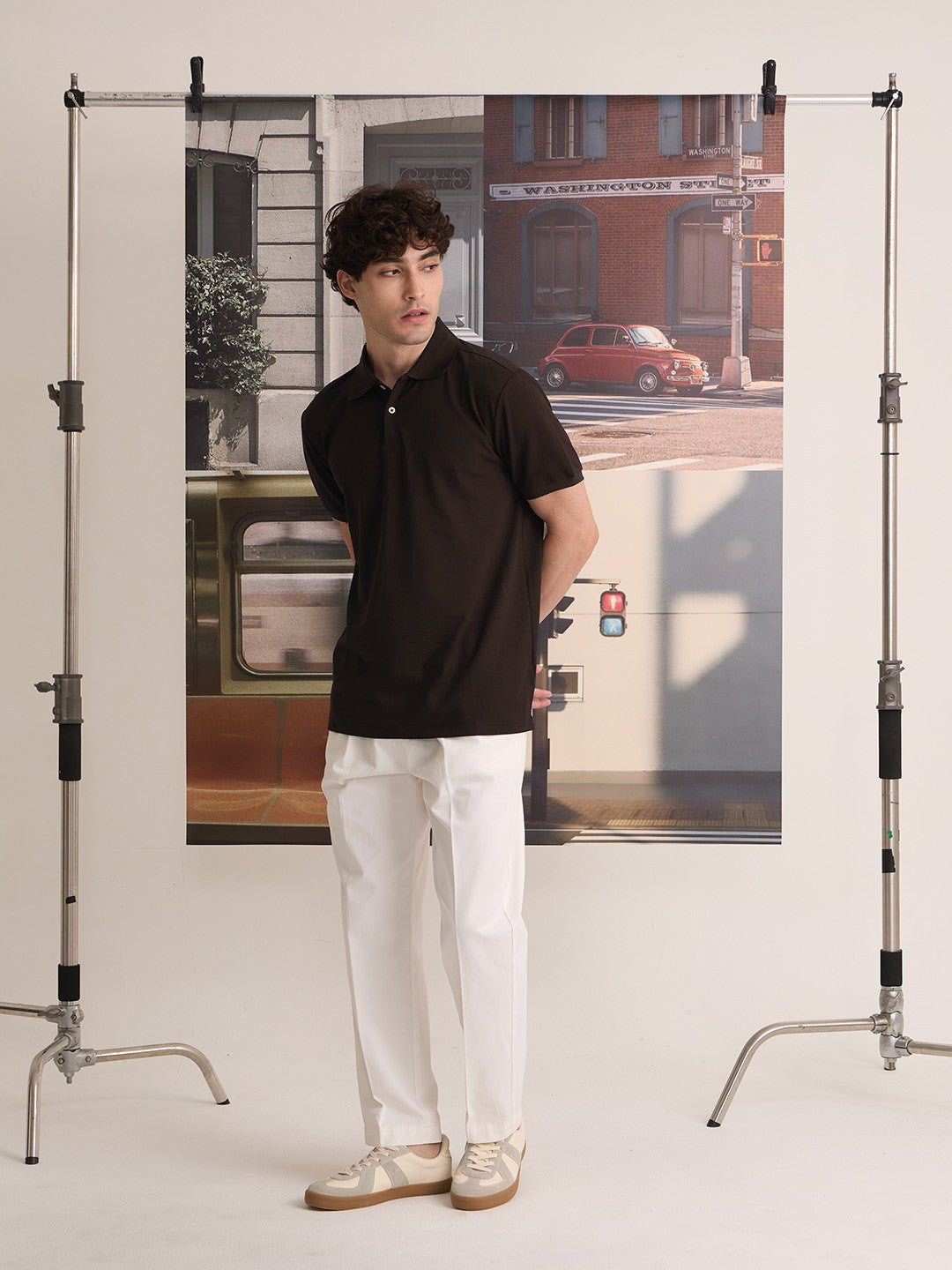 BASIC POLO - BROWN