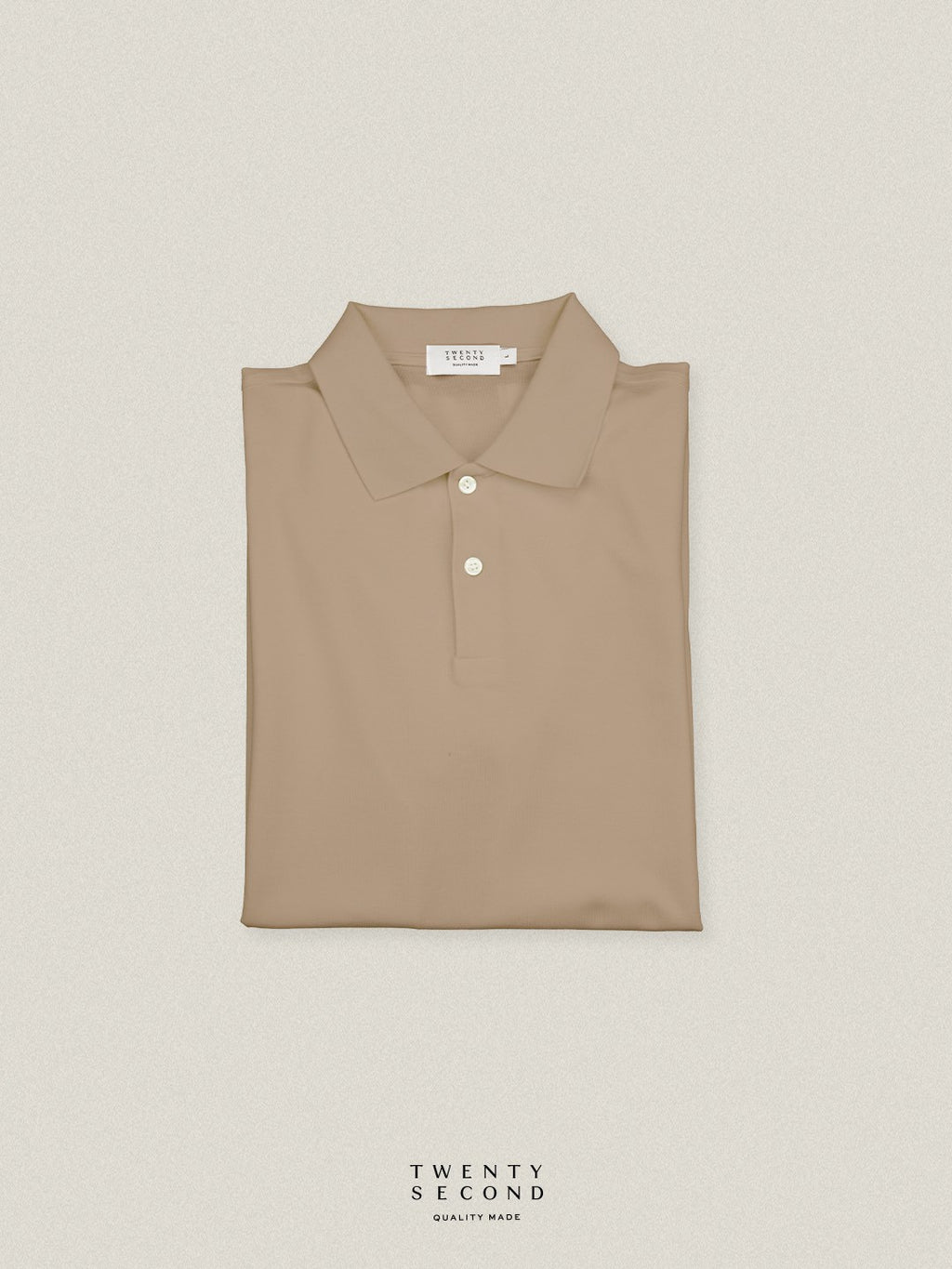BASIC POLO - BEIGE