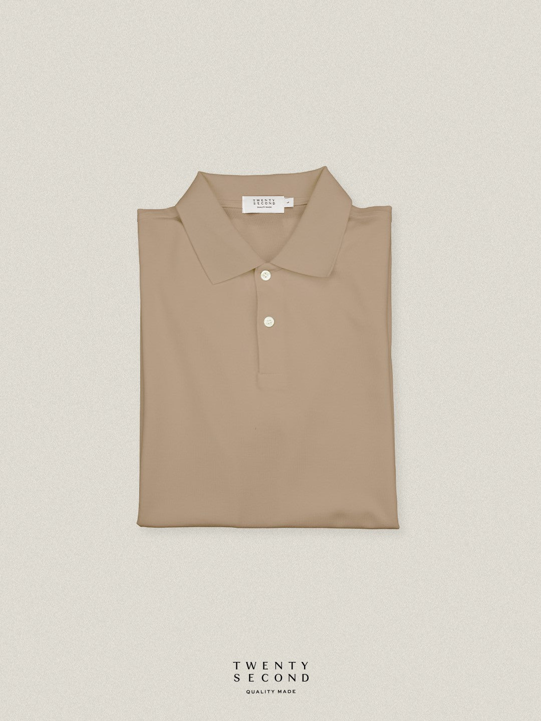 BASIC POLO - BEIGE