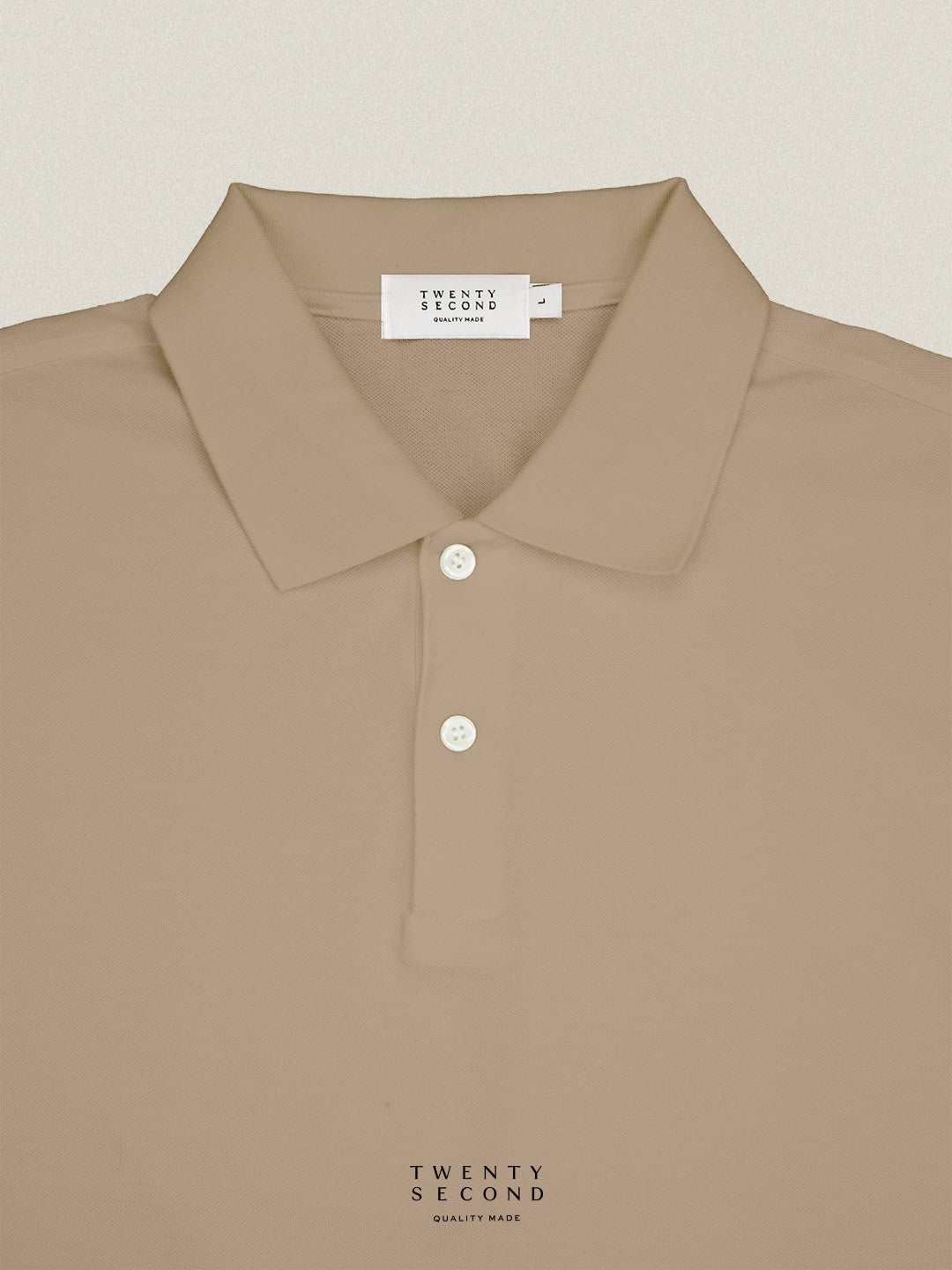 BASIC POLO - BEIGE