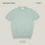 NICO KNIT POLO - GREEN