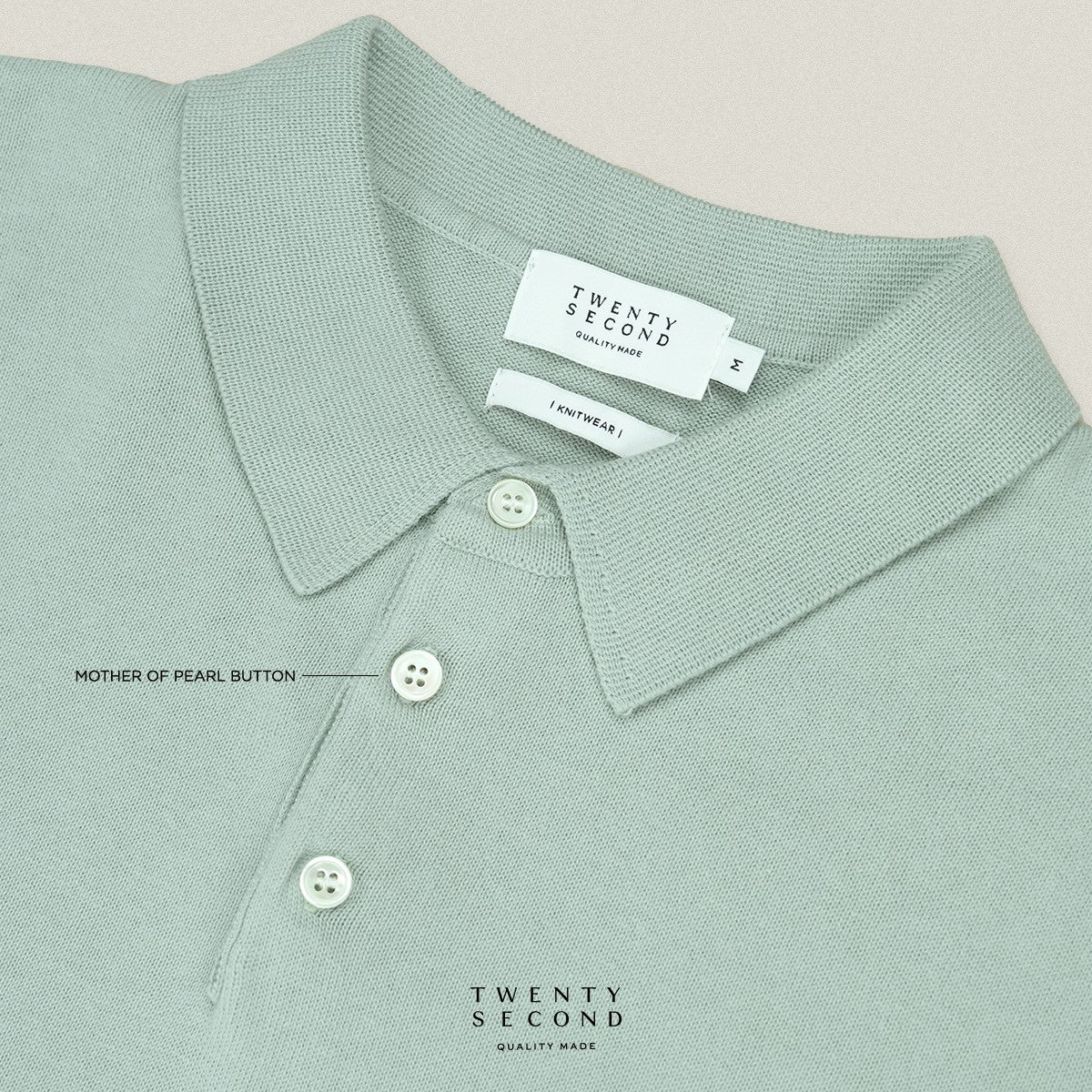 NICO KNIT POLO - GREEN