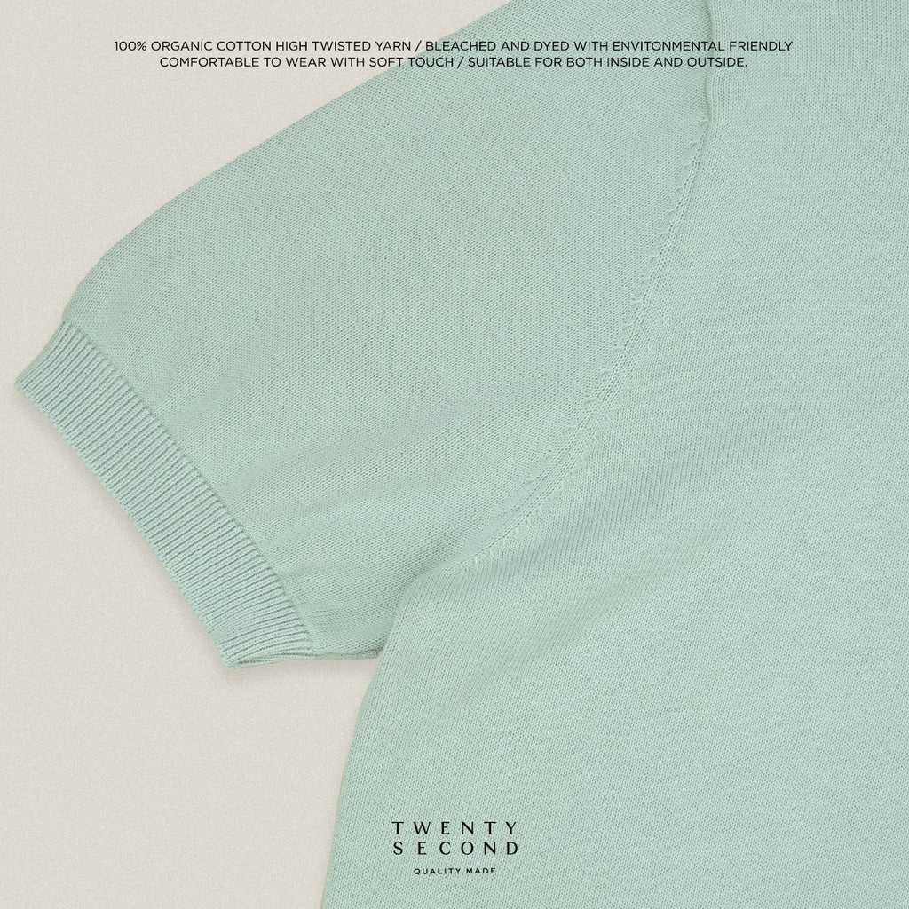 NICO KNIT POLO - GREEN