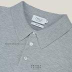 NICO KNIT POLO - LIGHT GREY