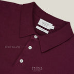 NICO KNIT POLO - MAROON