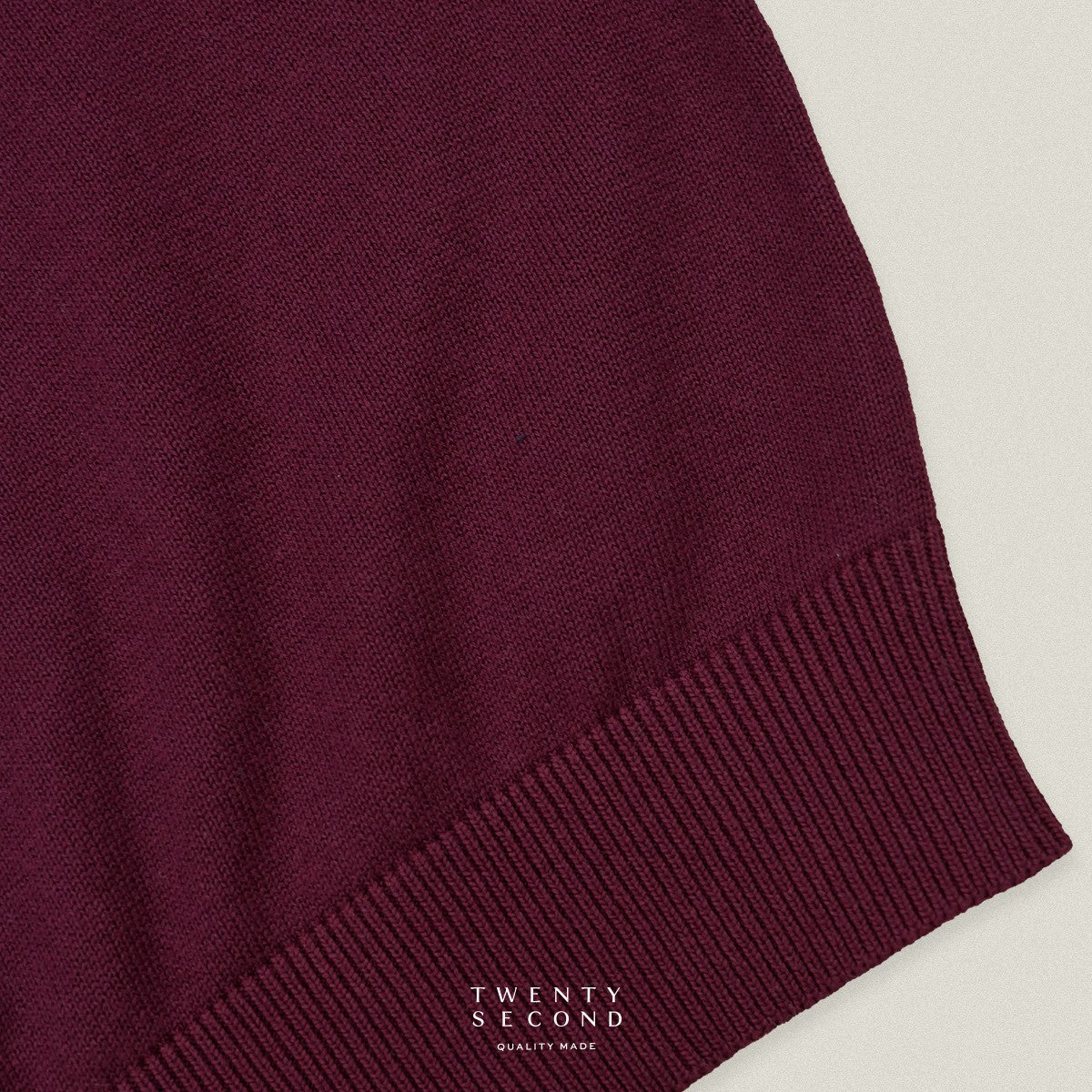 NICO KNIT POLO - MAROON