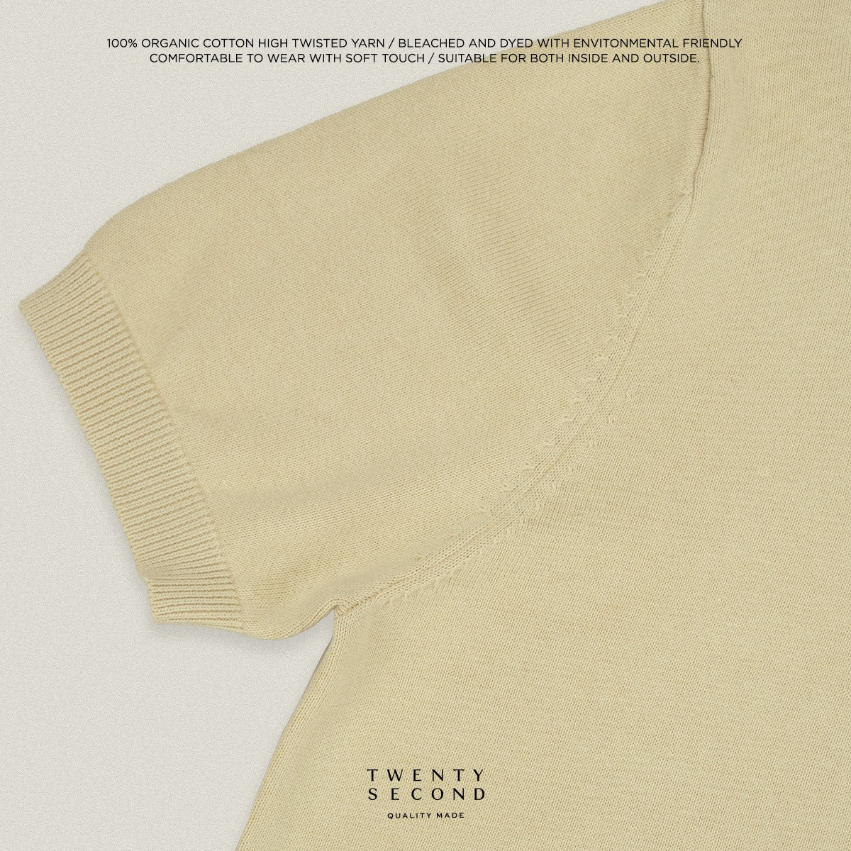 NICO KNIT POLO - YELLOW