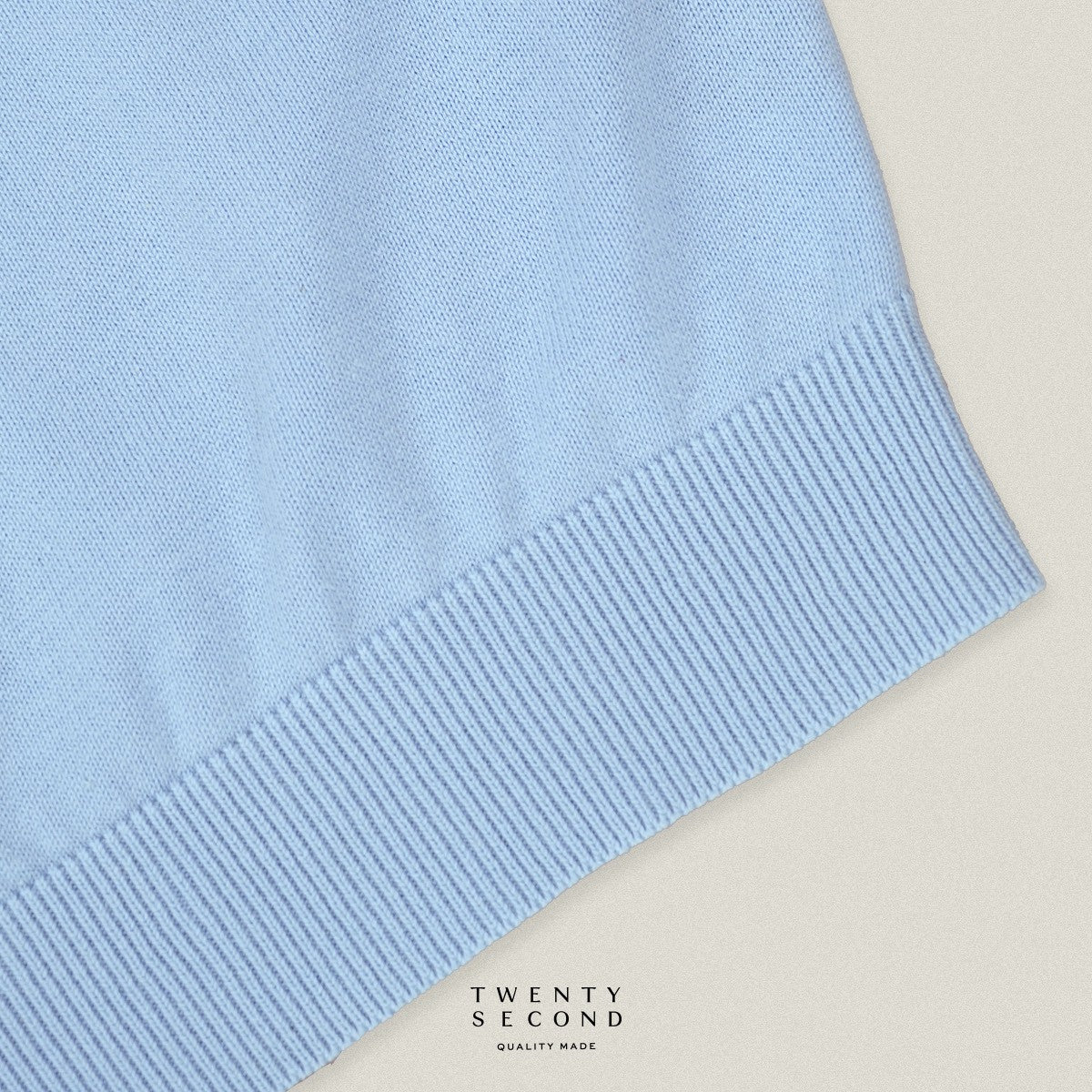 NICO KNIT POLO - BLUE