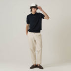 NICO KNIT POLO - BLACK