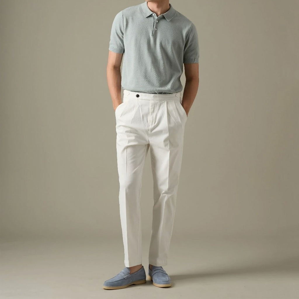 NICO KNIT POLO - GREEN