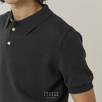 NICO KNIT POLO - GREY