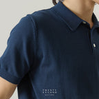 NICO KNIT POLO - NAVY