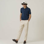 NICO KNIT POLO - NAVY