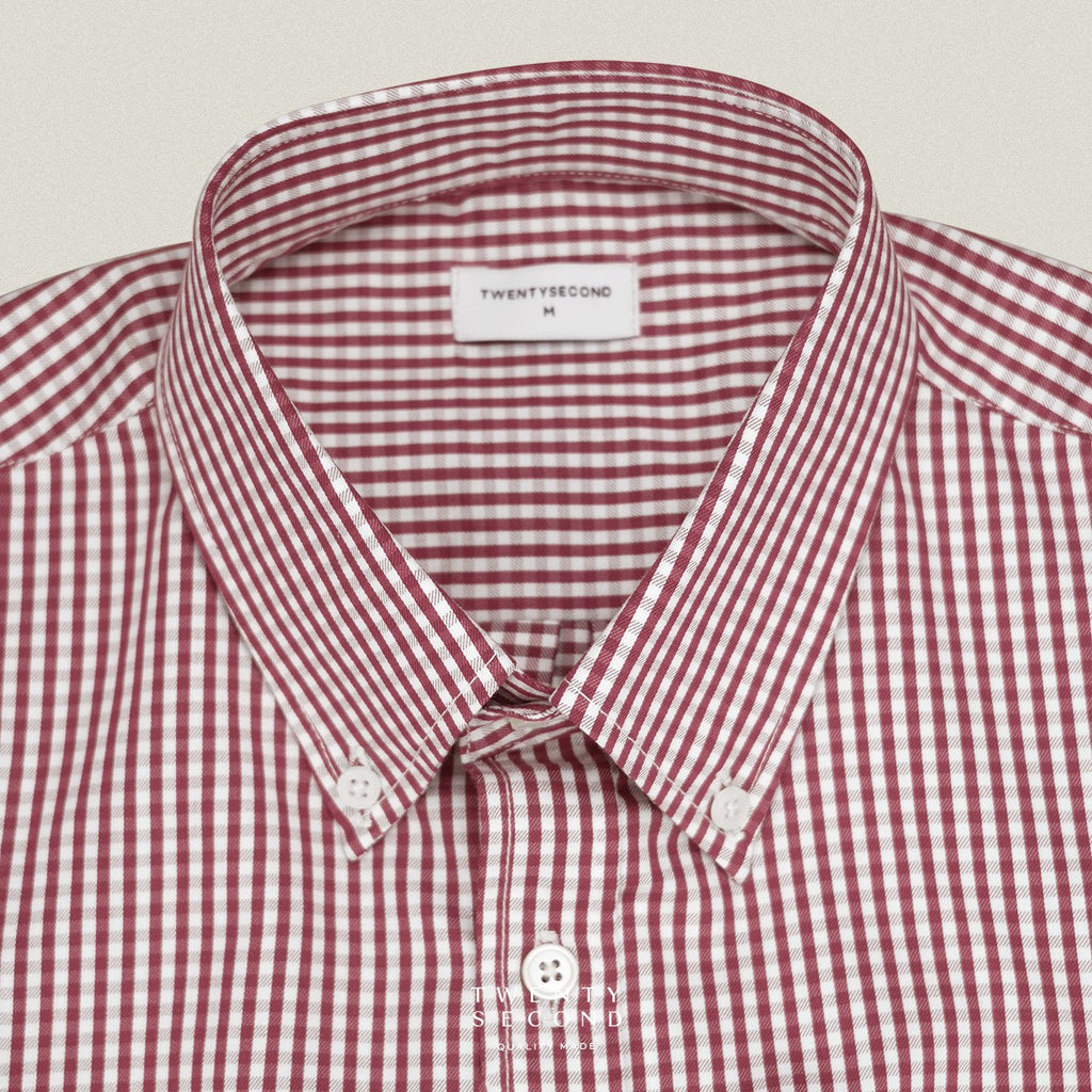 OLD TOWN GINGHAM SHIRTS - RED