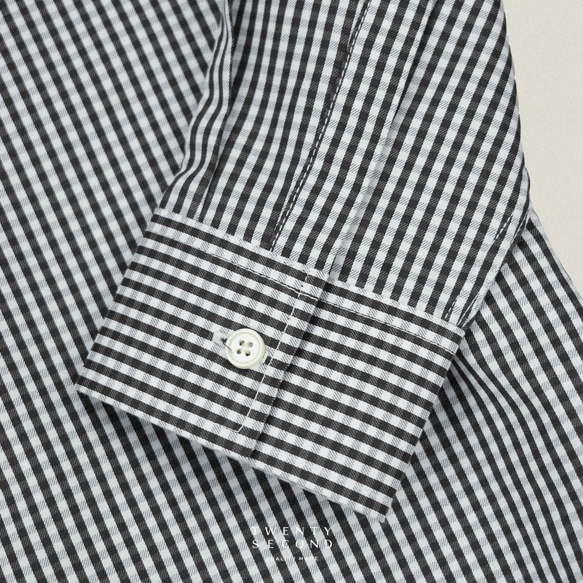 OLD TOWN GINGHAM SHIRTS - BLACK