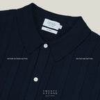 TATE SHORT SLEEVES KNIT SHIRT - NAVY