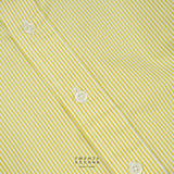 WRINKLE FREE “OFF DUTY” SHIRT - STRIPE YELLOW (Regular Fit)