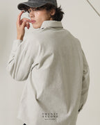 DENIM WASHED SHIRT - GREY