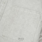DENIM WASHED SHIRT - GREY