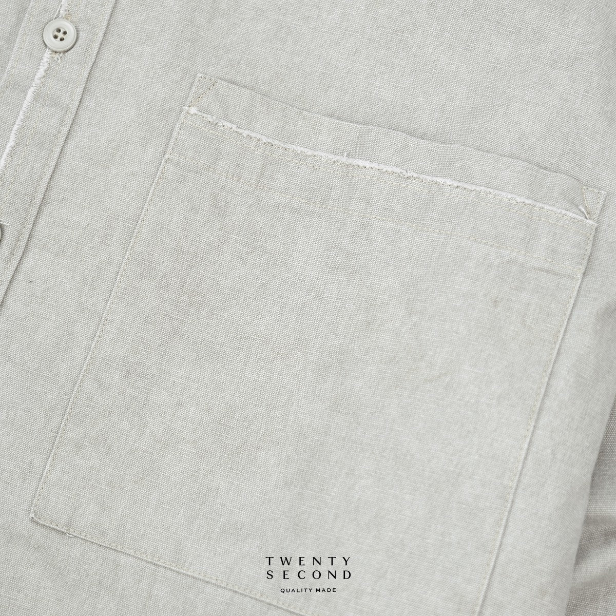DENIM WASHED SHIRT - GREY