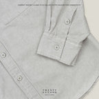 DENIM WASHED SHIRT - GREY