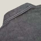 DENIM WASHED SHIRT - BLACK