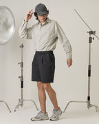 DENIM WASHED SHIRT - GREY