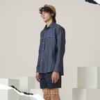 FIELDWORK DENIM SHIRT - STRIPE