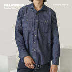 FIELDWORK DENIM SHIRT - STRIPE