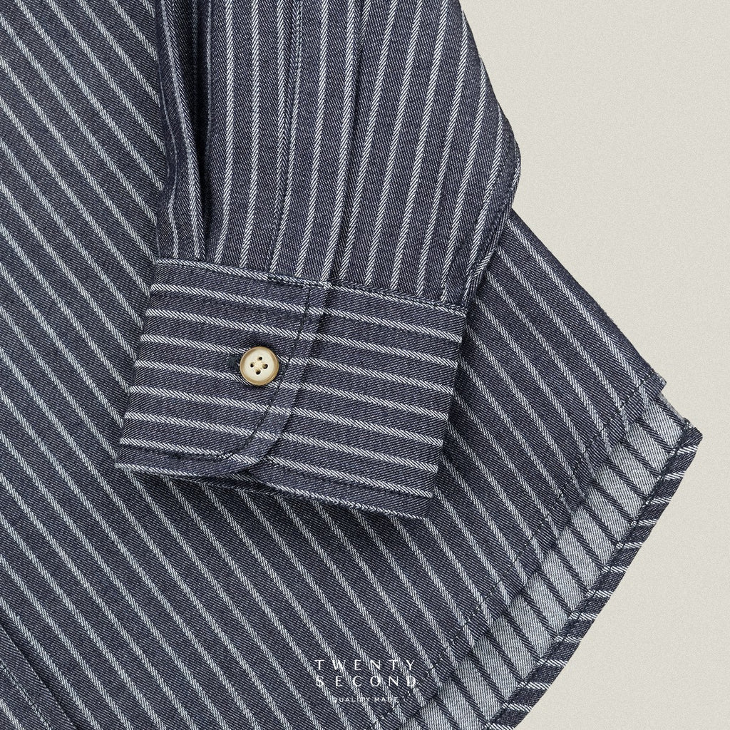 FIELDWORK DENIM SHIRT - STRIPE