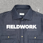 FIELDWORK DENIM SHIRT - STRIPE
