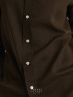 LINEN LONG SLEEVES SHIRTS - OLIVE