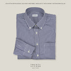 OLD TOWN GINGHAM SHIRTS - NAVY
