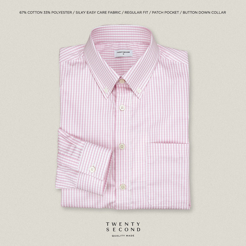 OLD TOWN GINGHAM SHIRTS - PINK