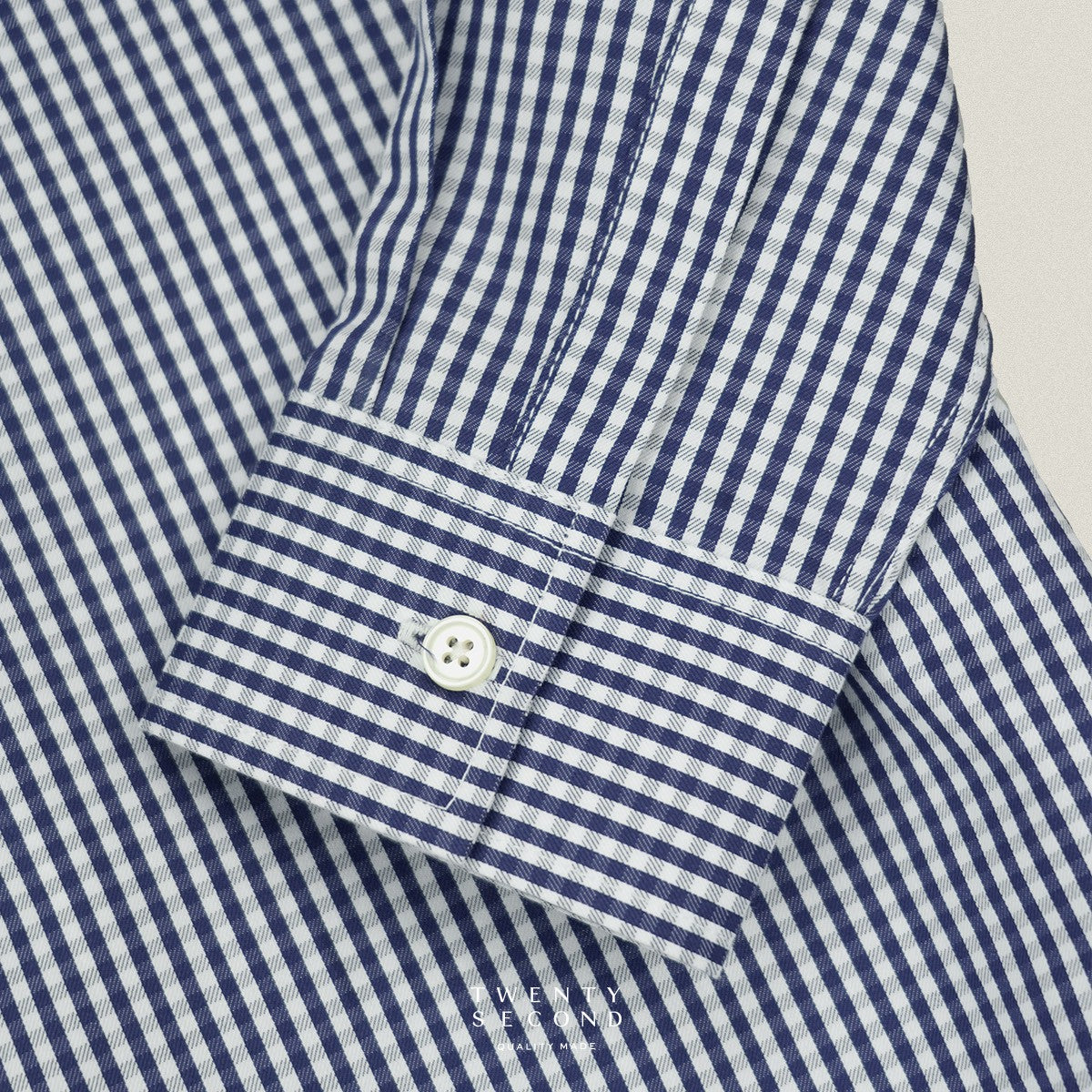 OLD TOWN GINGHAM SHIRTS - NAVY